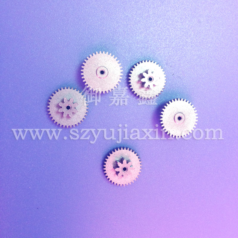 Small modulus gear,0.3 modulus gear,powder metallurgy,powder injection,duplex gear,precision gear,Yujiaxin